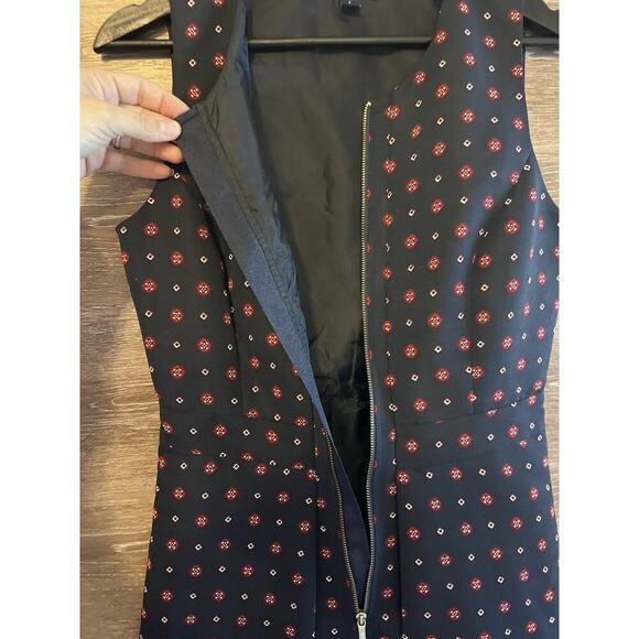 Tommy Hilfiger Dress Women Size 2 Navy Zip Front Career Office - Picture 3 of 7